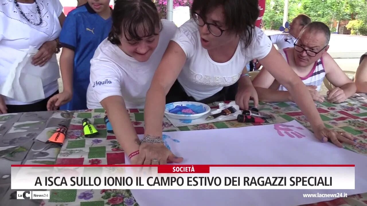 Emozioni e divertimento a Isca sullo Ionio con il campo estivo dei ragazzi speciali