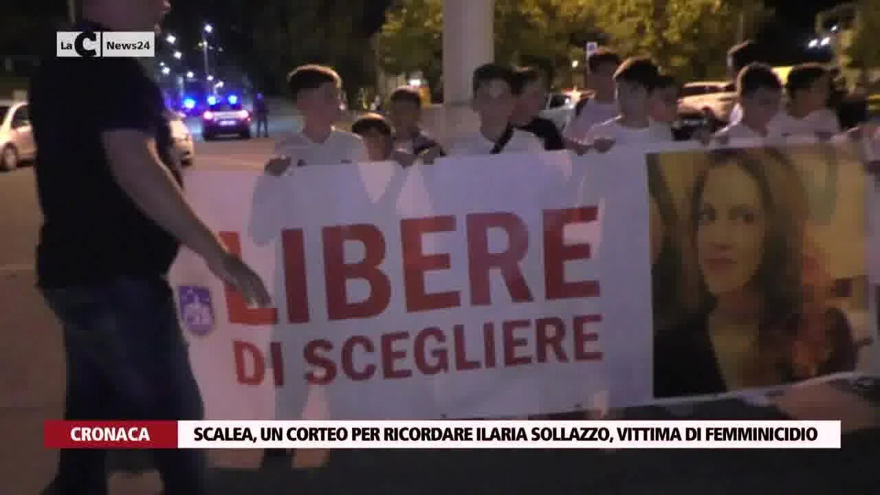 Scalea, un corteo per ricordare Ilaria Sollazzo, vittima di femminicidio