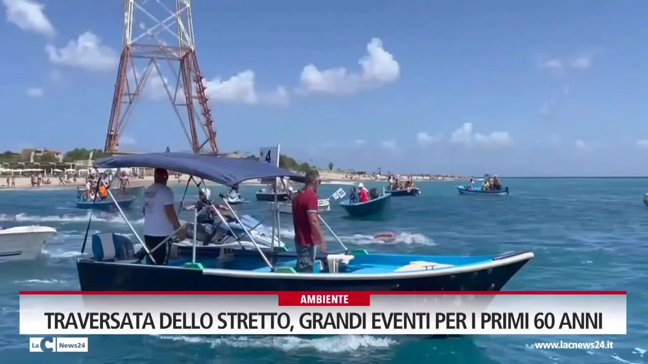 Traversata dello stretto, grandi eventi per i primi 60 anni