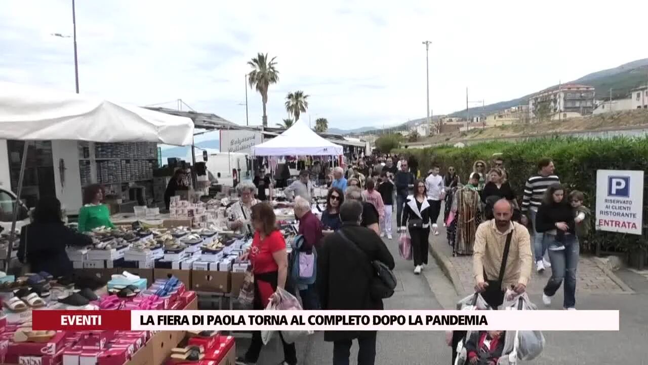 La fiera di Paola torna al completo dopo la pandemia