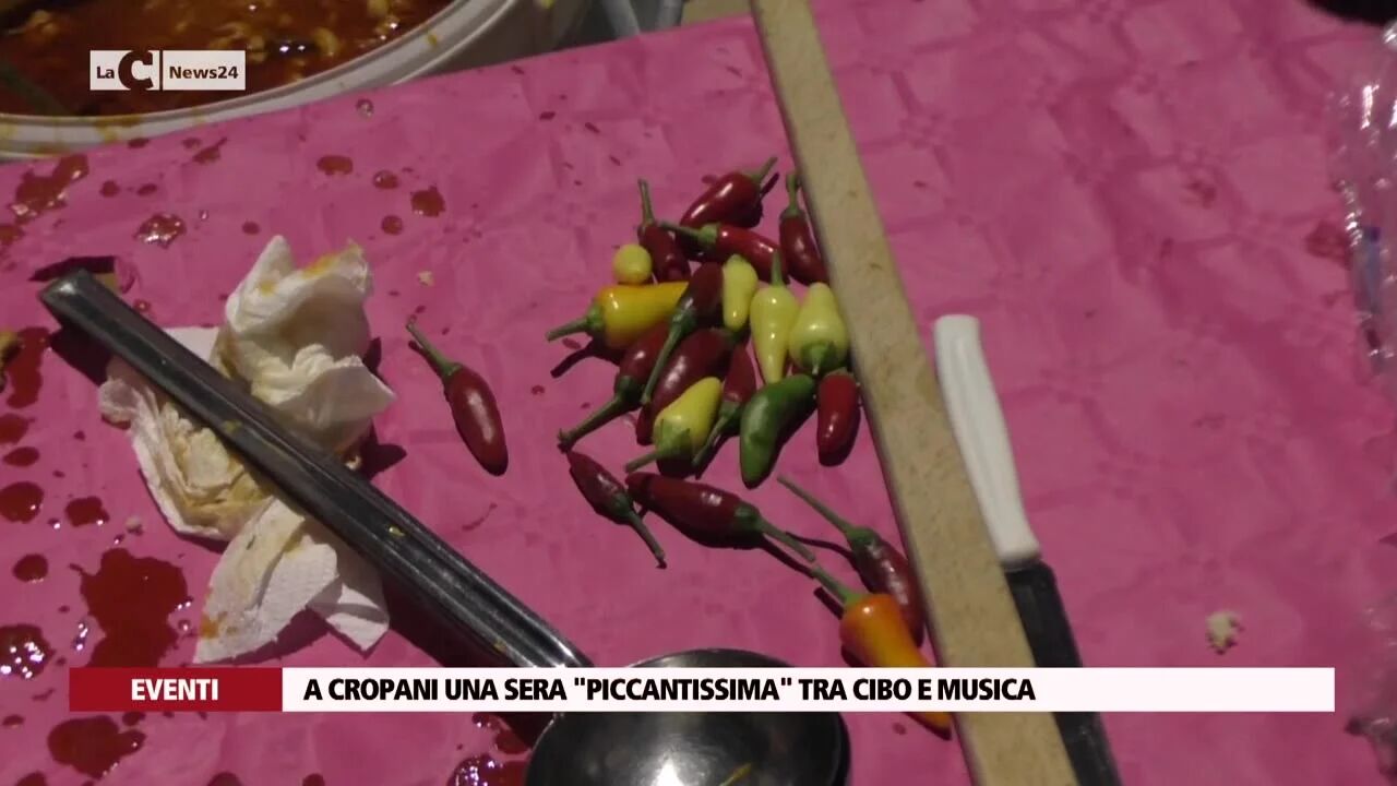 A Cropani una sera "piccantissima" tra cibo e musica