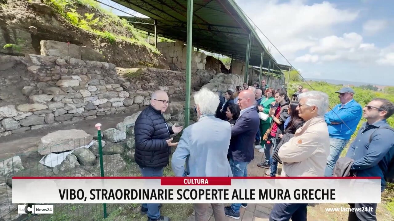 Hipponion riscrive la sua storia: svelato al pubblico un tratto di mura greche che conferma l’importanza del sito archeologico vibonese - VIDEO