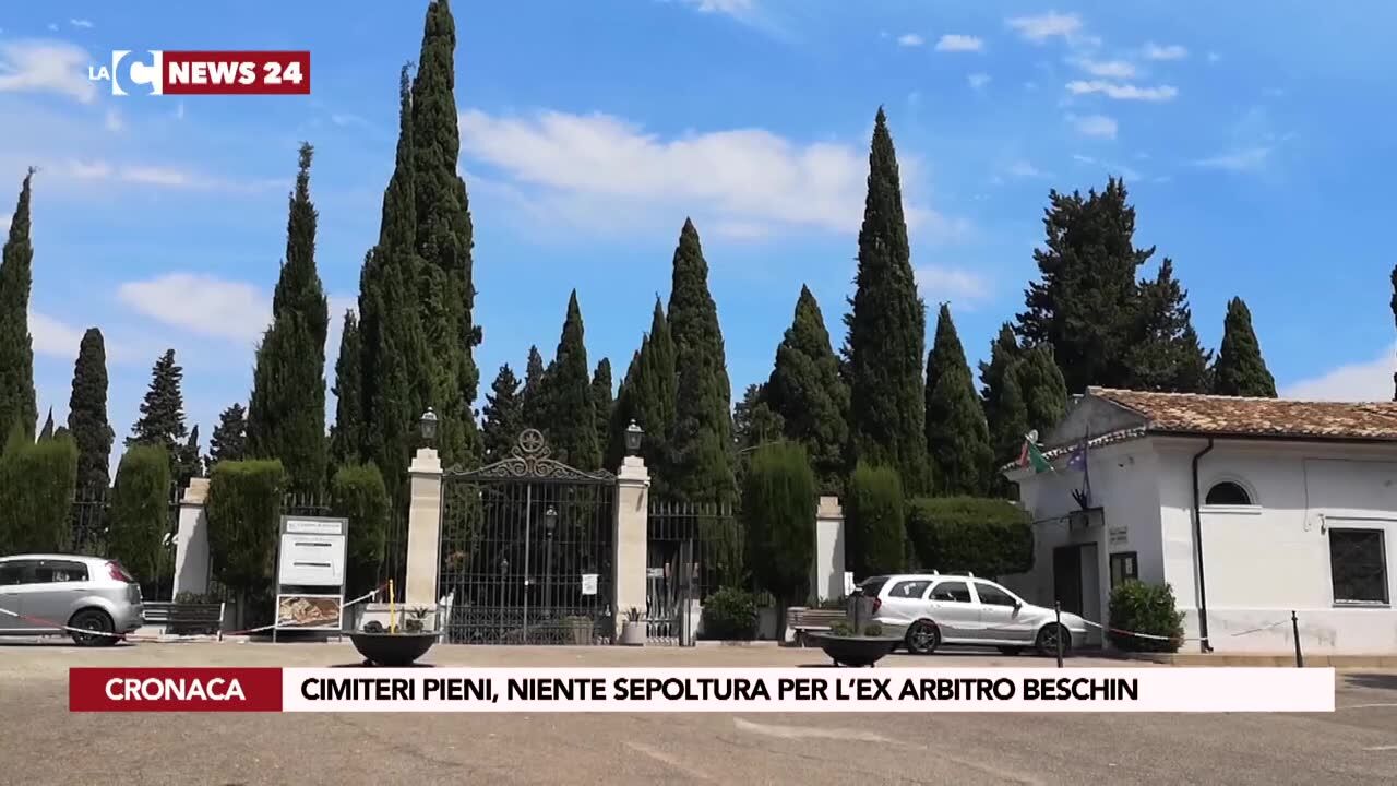 Cimiteri pieni, niente sepoltura per l’ex arbitro Beschin