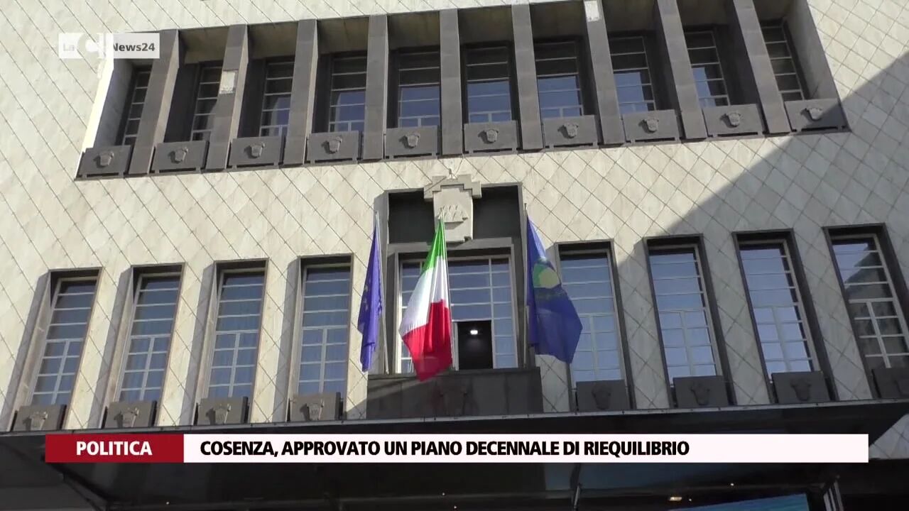 Cosenza, approvato un piano decennale di riequilibrio