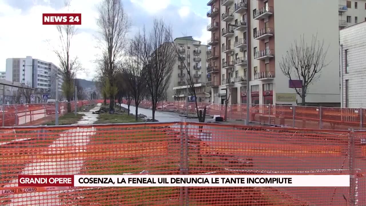 Cosenza, la Feneal Uil denuncia le tante incompiute