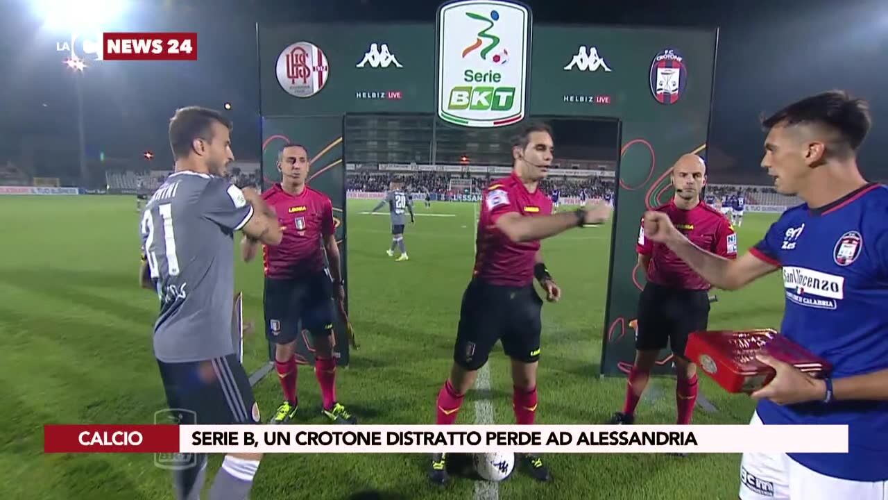 Serie B, un Crotone distratto perde ad Alessandria