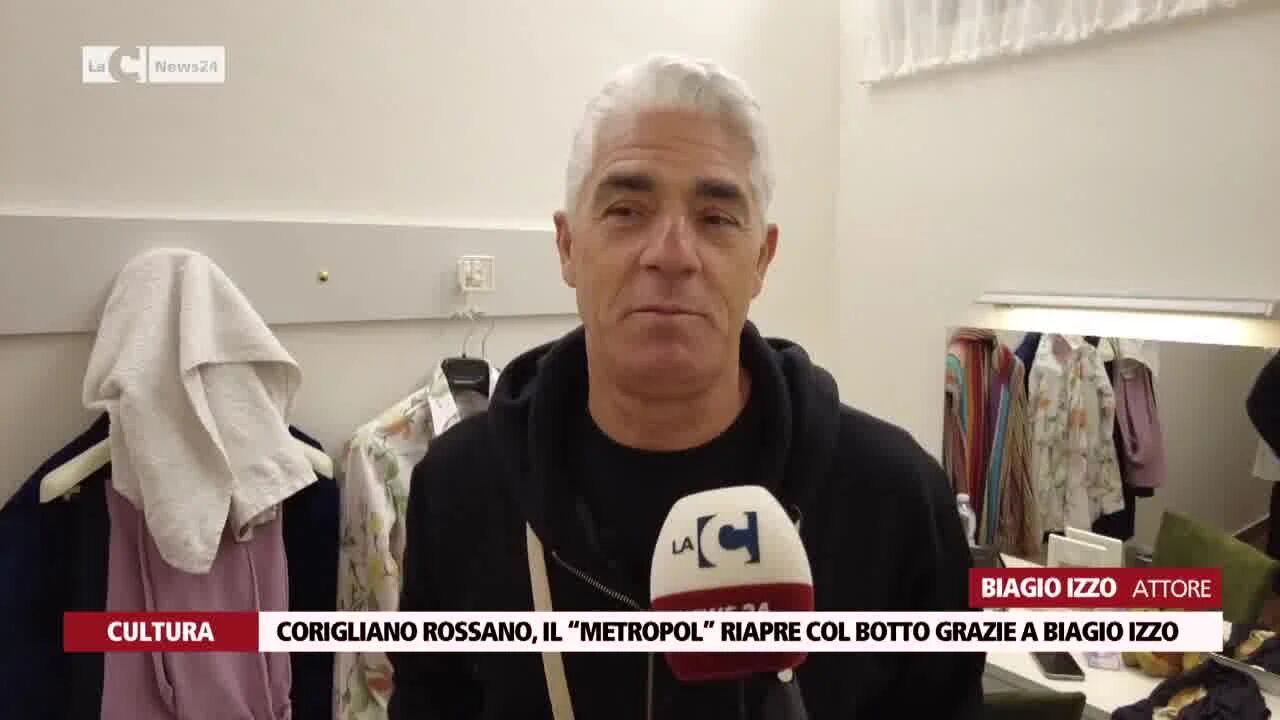 Corigliano Rossano, il “Metropol” riapre col botto grazie a Biagio Izzo