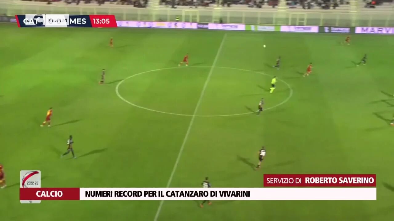 Numeri record per il Catanzaro di Vivarini