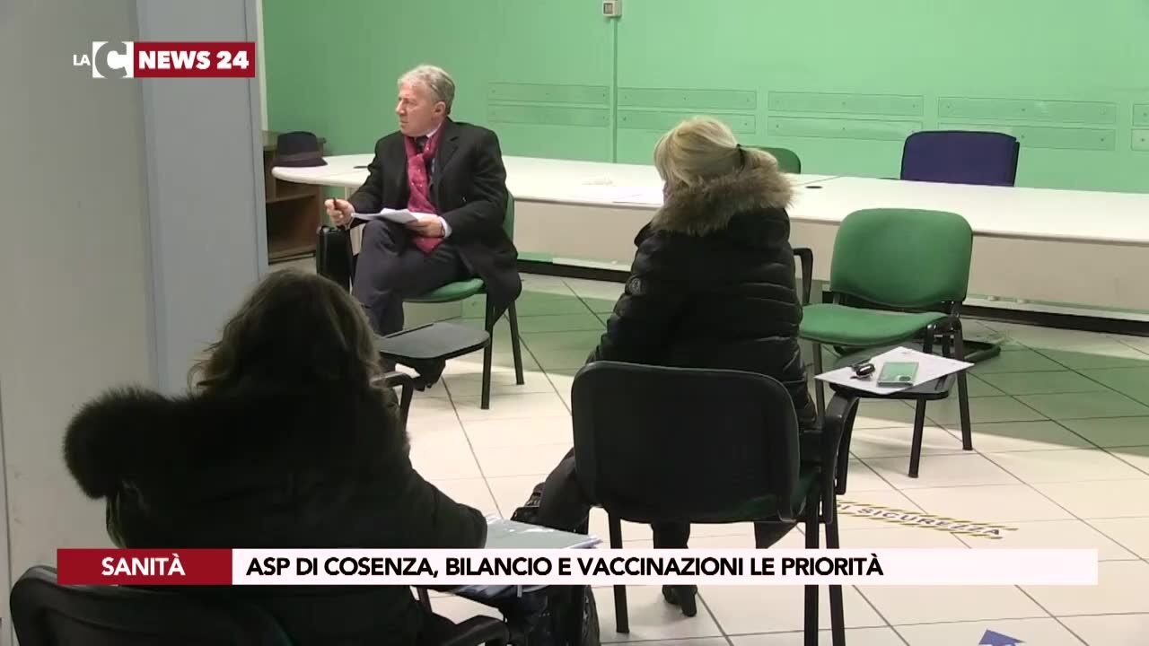 Asp di Cosenza, bilancio e vaccinazioni le priorità