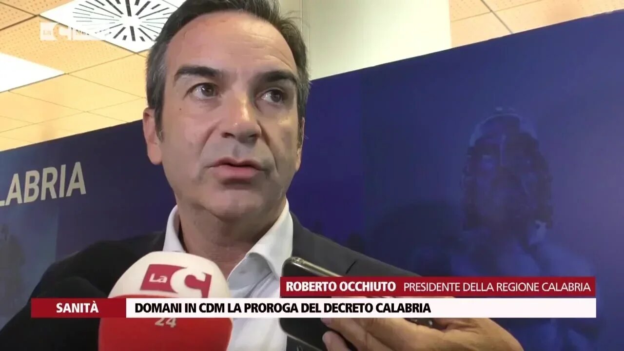 Domani in Cdm la proroga del Decreto Calabria