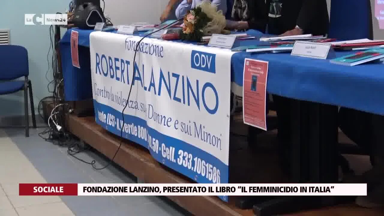 Fondazione Lanzino, presentato il libro “Il femminicidio in Italia”