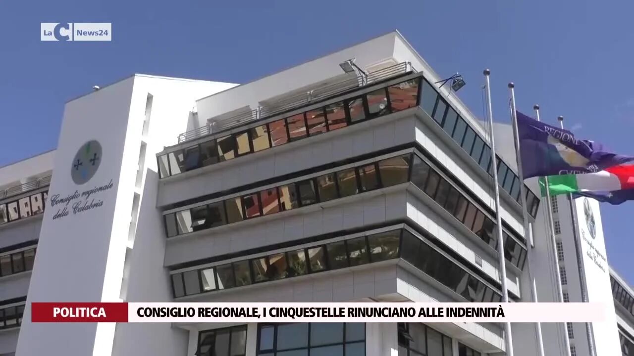 Consiglio regionale, i Cinquestelle rinunciano alle indennità