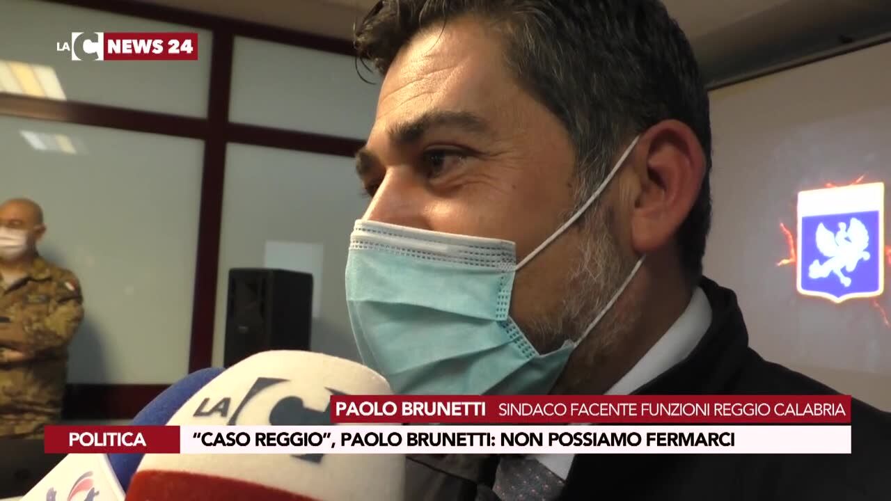 “Caso Reggio”, Paolo Brunetti: «Non possiamo fermarci»