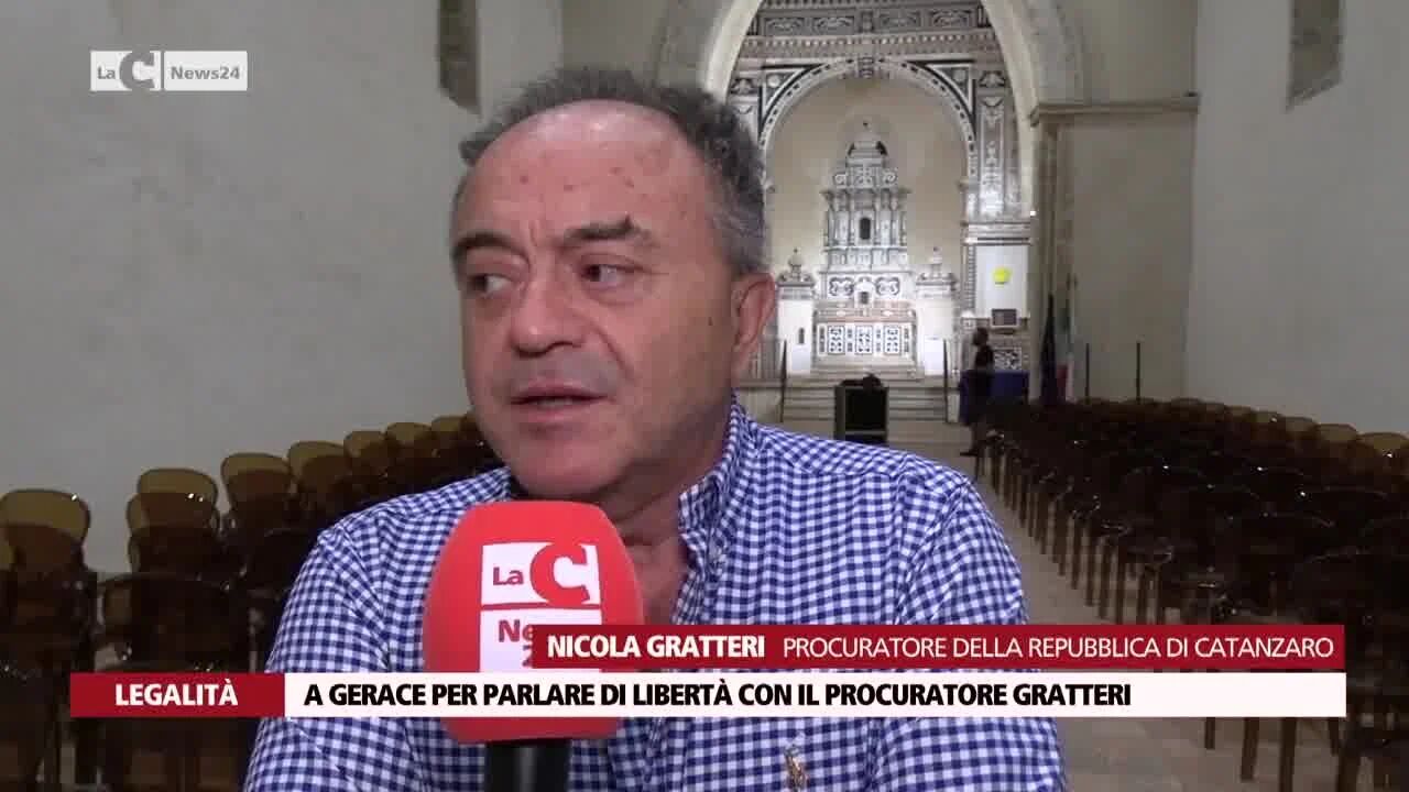 A Gerace per parlare di libertà con il procuratore Gratteri