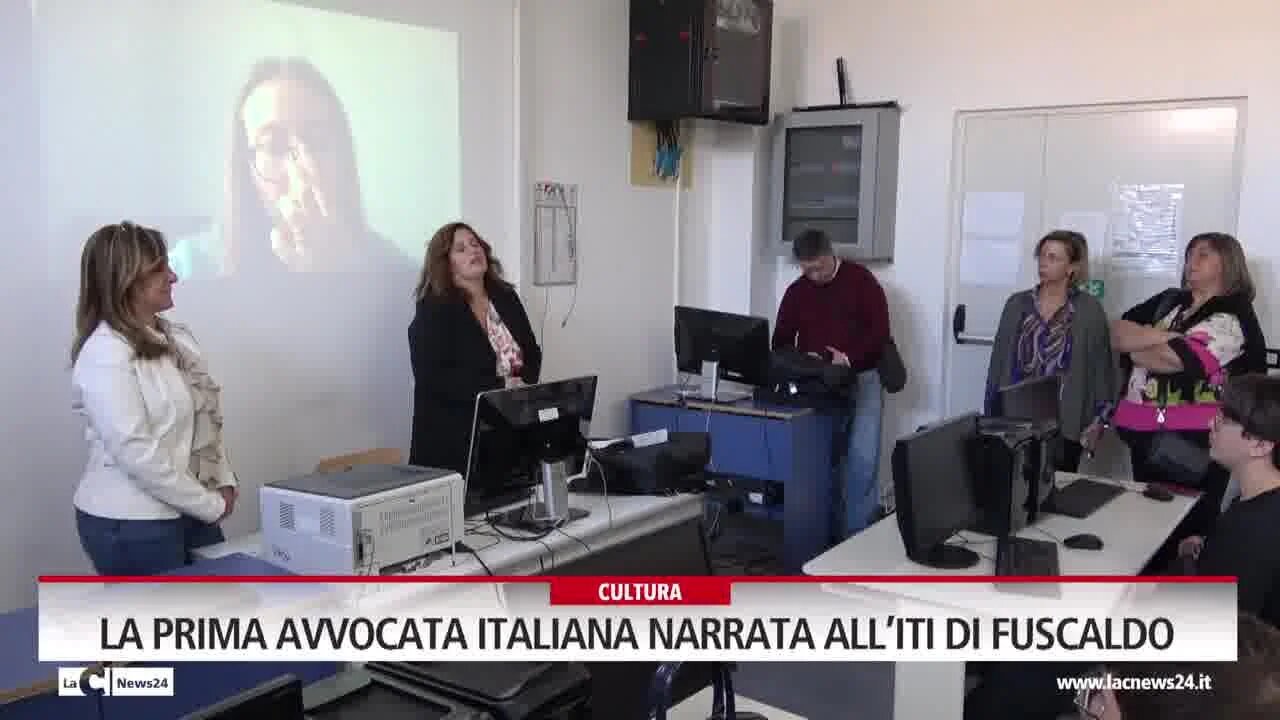 La prima avvocata italiana narrata all’ITI di Fuscaldo