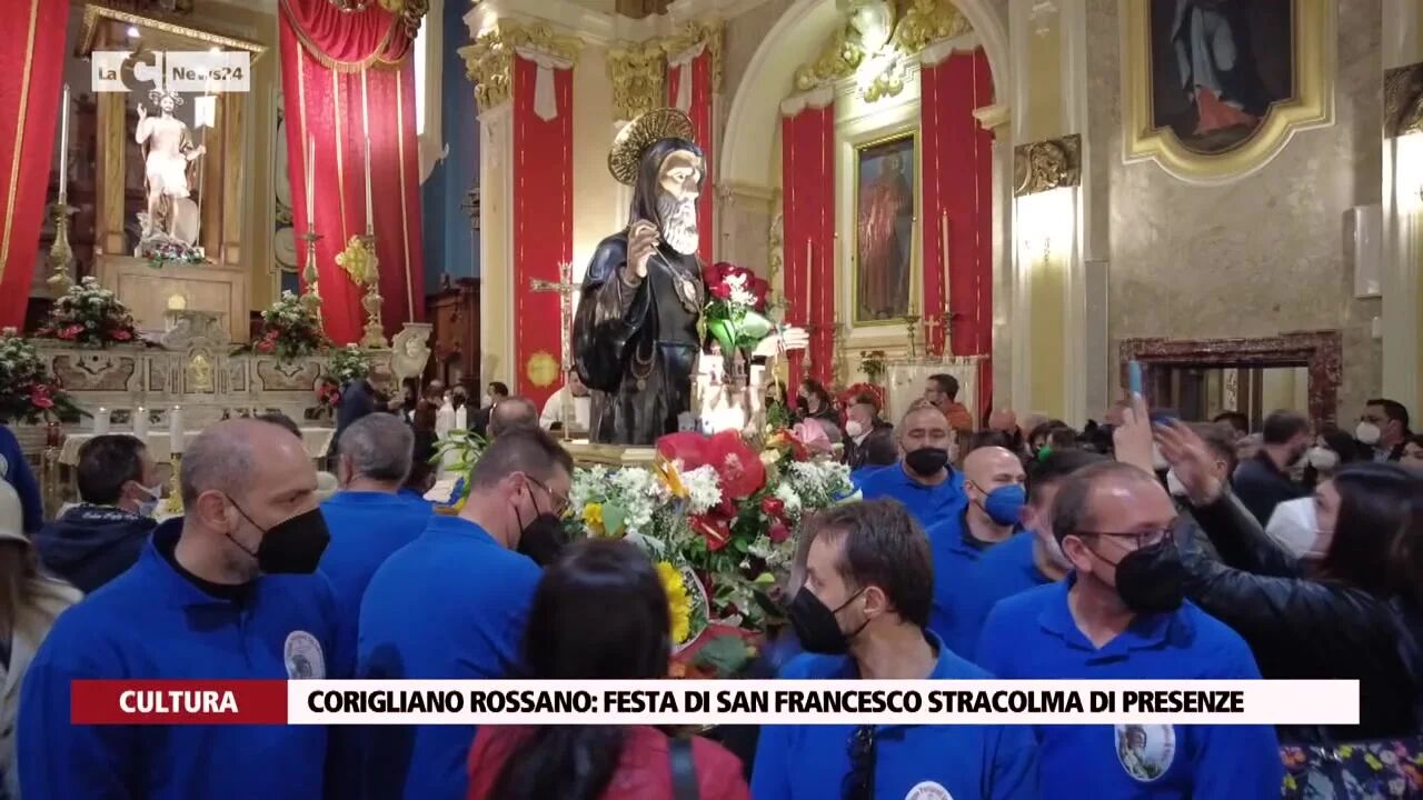 Corigliano Rossano: festa di San Francesco stracolma di presenze