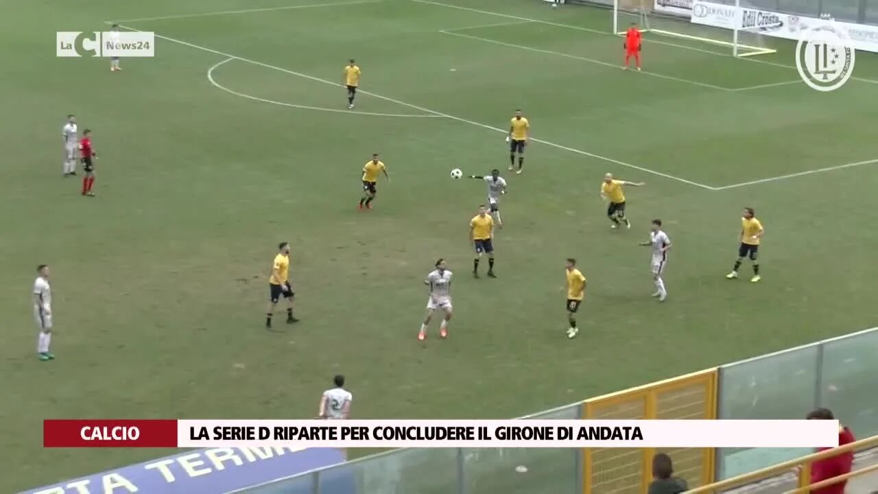 La Serie D riparte per concludere il girone di andata