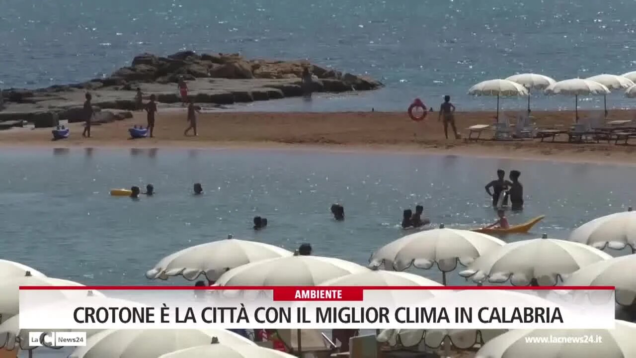 Crotone è la città con il miglior clima in Calabria