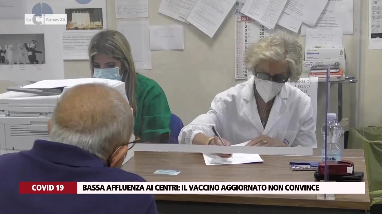 Bassa affluenza ai centri: il vaccino aggiornato non convince