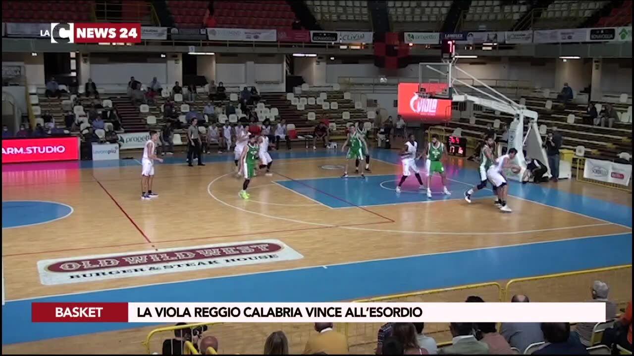Basket, la Viola Reggio Calabria vince all’esordio