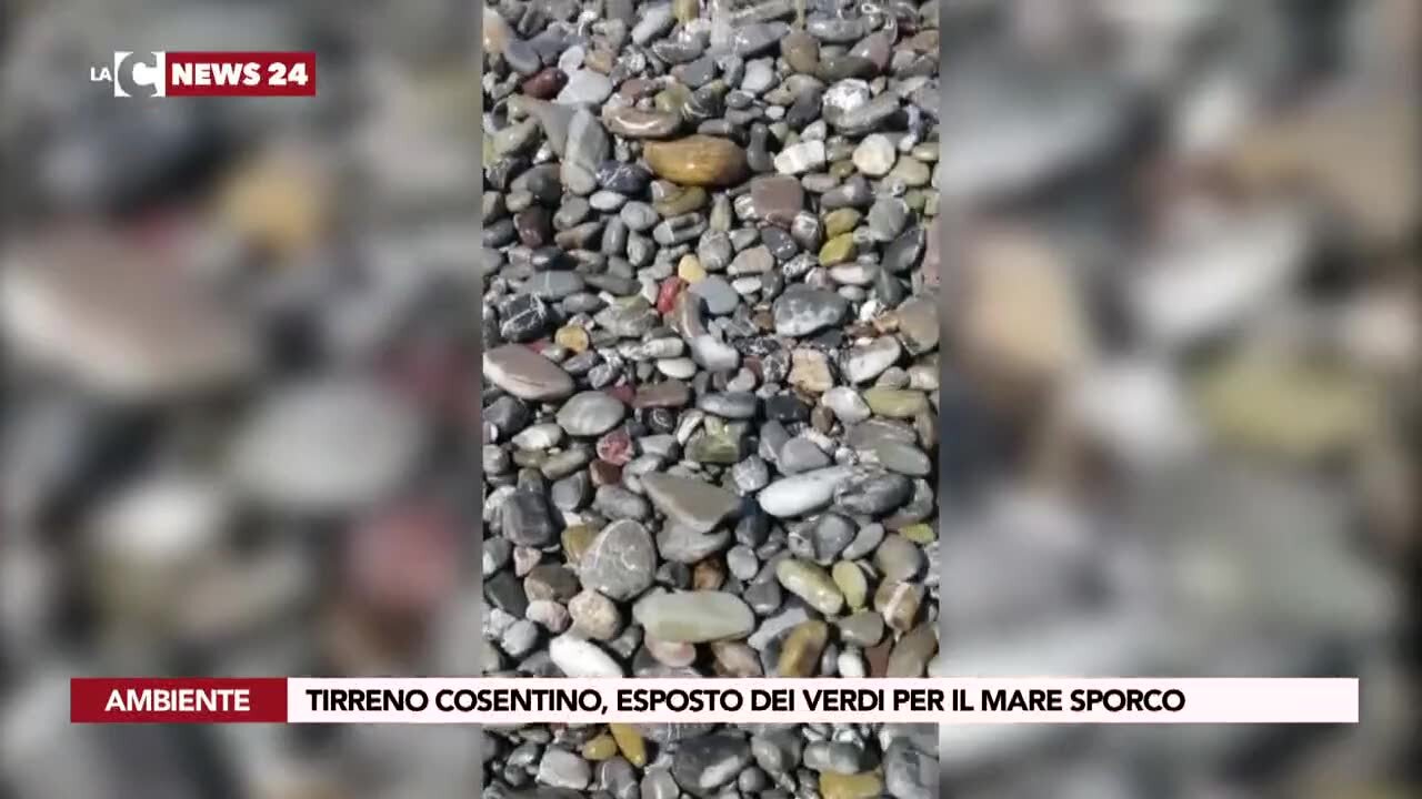 Tirreno cosentino, esposto dei Verdi per il mare sporco