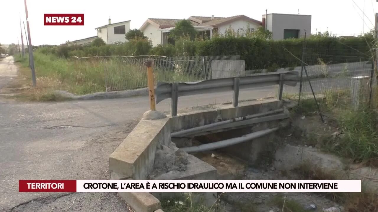 Crotone, l’area è a rischio idraulico ma il Comune non interviene