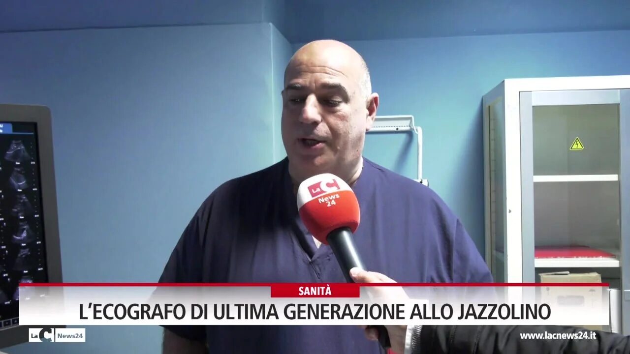 L’ecografo di ultima generazione allo Jazzolino