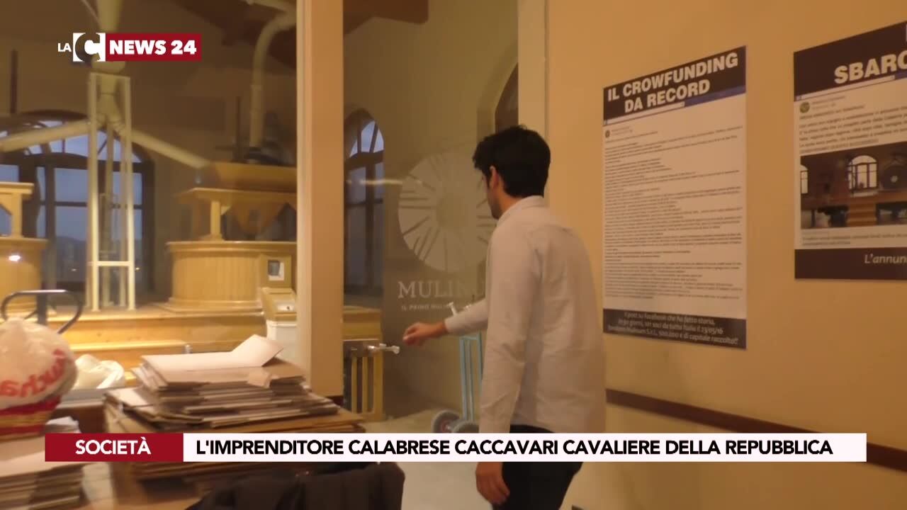 L'imprenditore calabrese Caccavari Cavaliere della Repubblica
