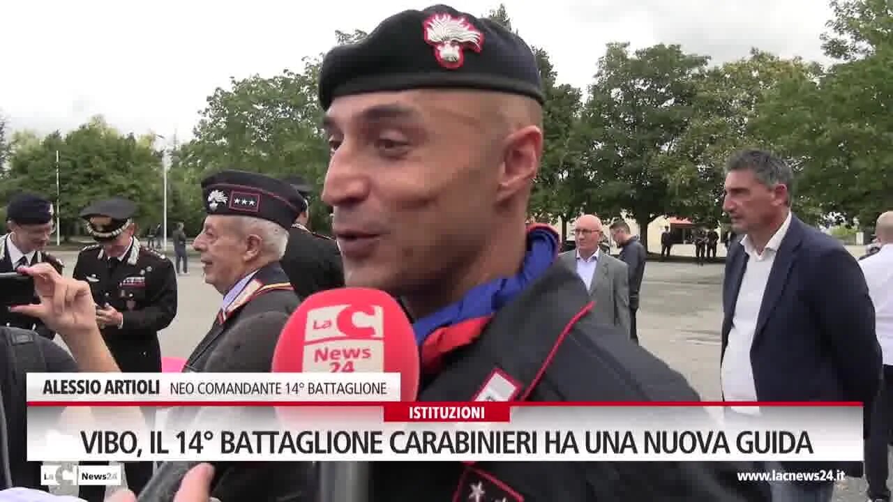 Vibo, il 14° battaglione Carabinieri ha una nuova guida