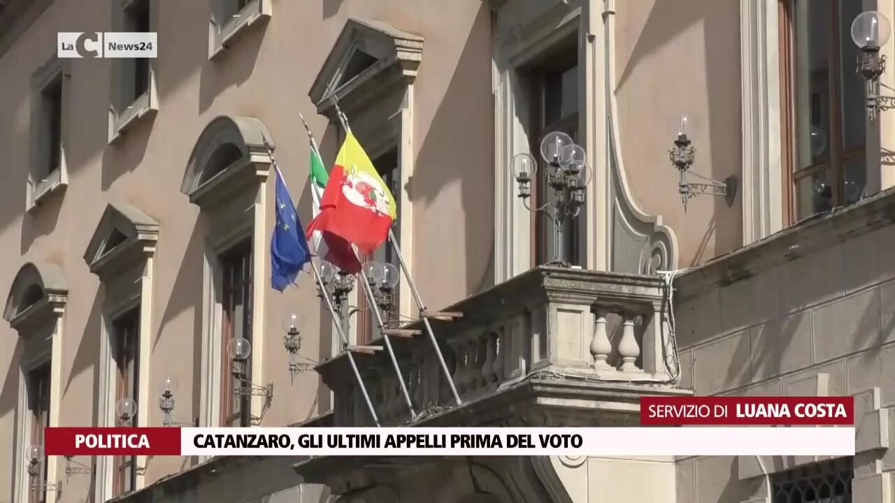 Catanzaro, gli ultimi appelli prima del voto