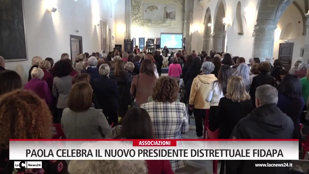 Paola celebra il nuovo presidente distrettuale Fidapa