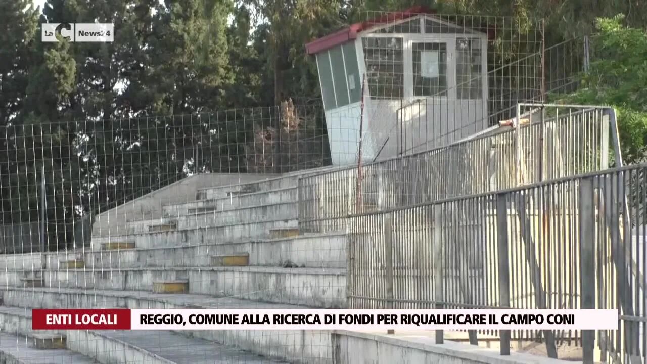 Reggio, comune alla ricerca di fondi per riqualificare il campo Coni