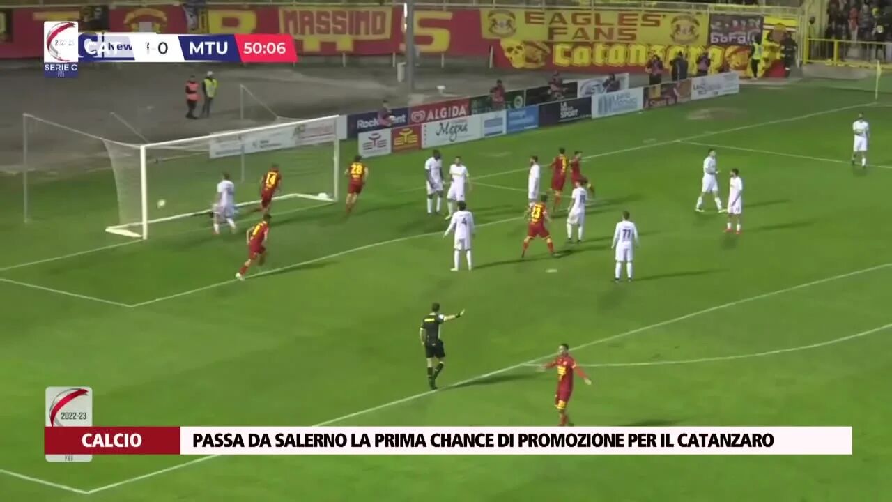 Passa da Salerno la prima chance di promozione per il Catanzaro