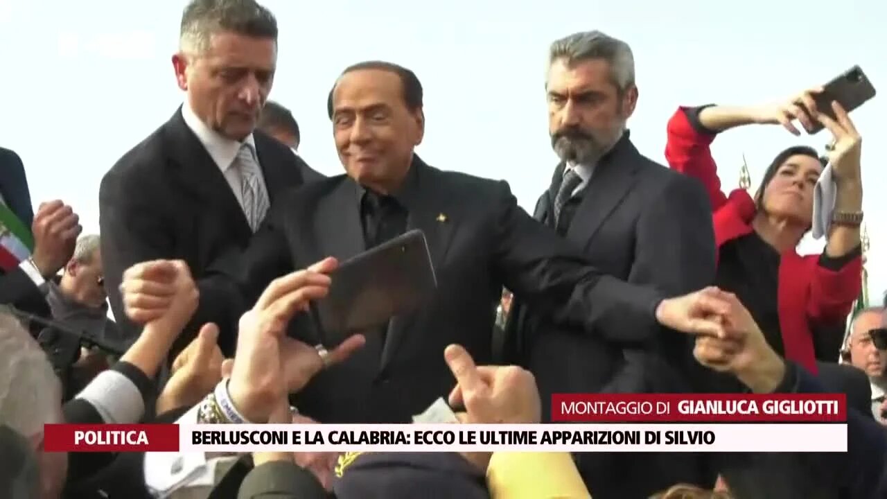 Berlusconi e la Calabria: ecco le ultime apparizioni di Silvio