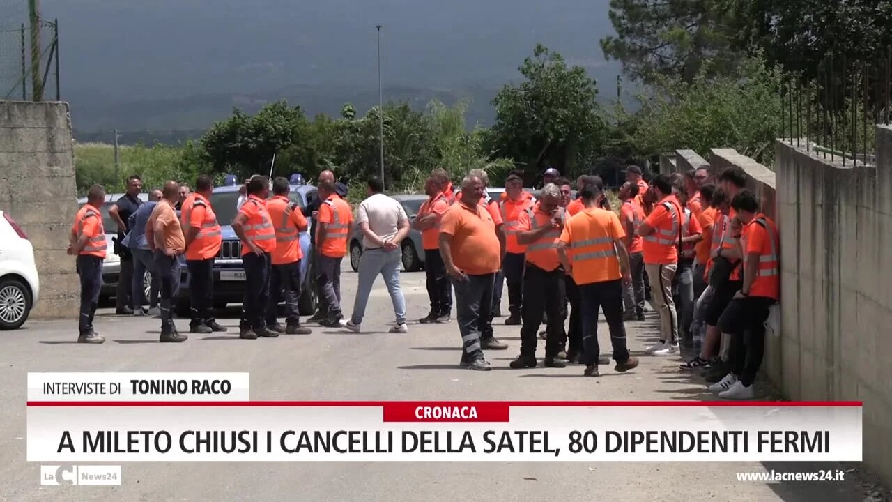 A Mileto chiusi i cancelli della Satel, 80 dipendenti fermi