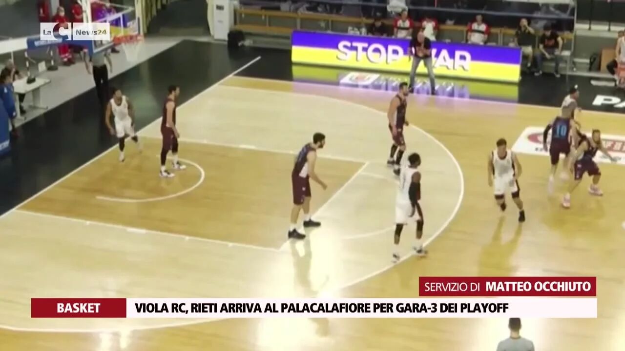 Viola RC, Rieti arriva al Palacalafiore per gara-3 dei playoff