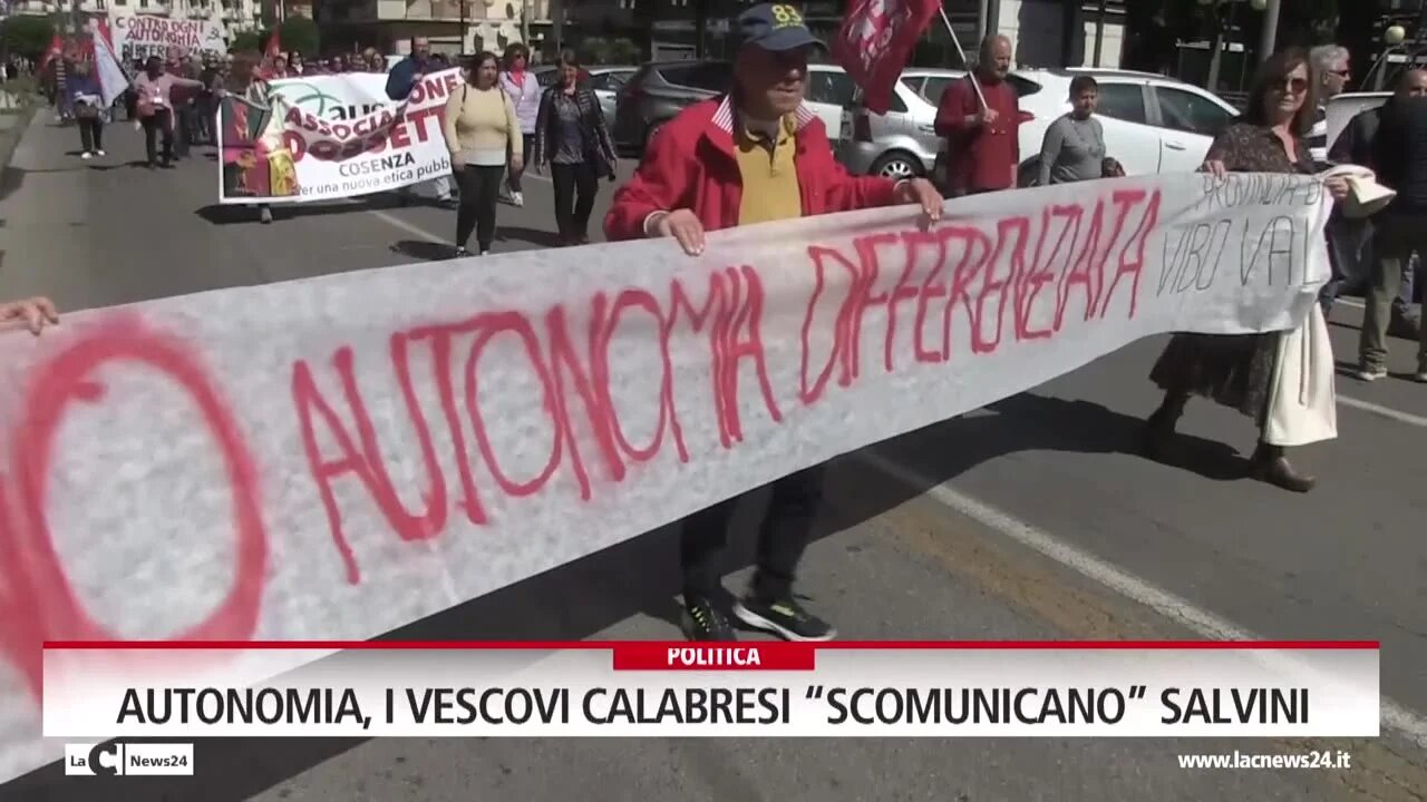 Autonomia, i vescovi calabresi “scomunicano” Salvini