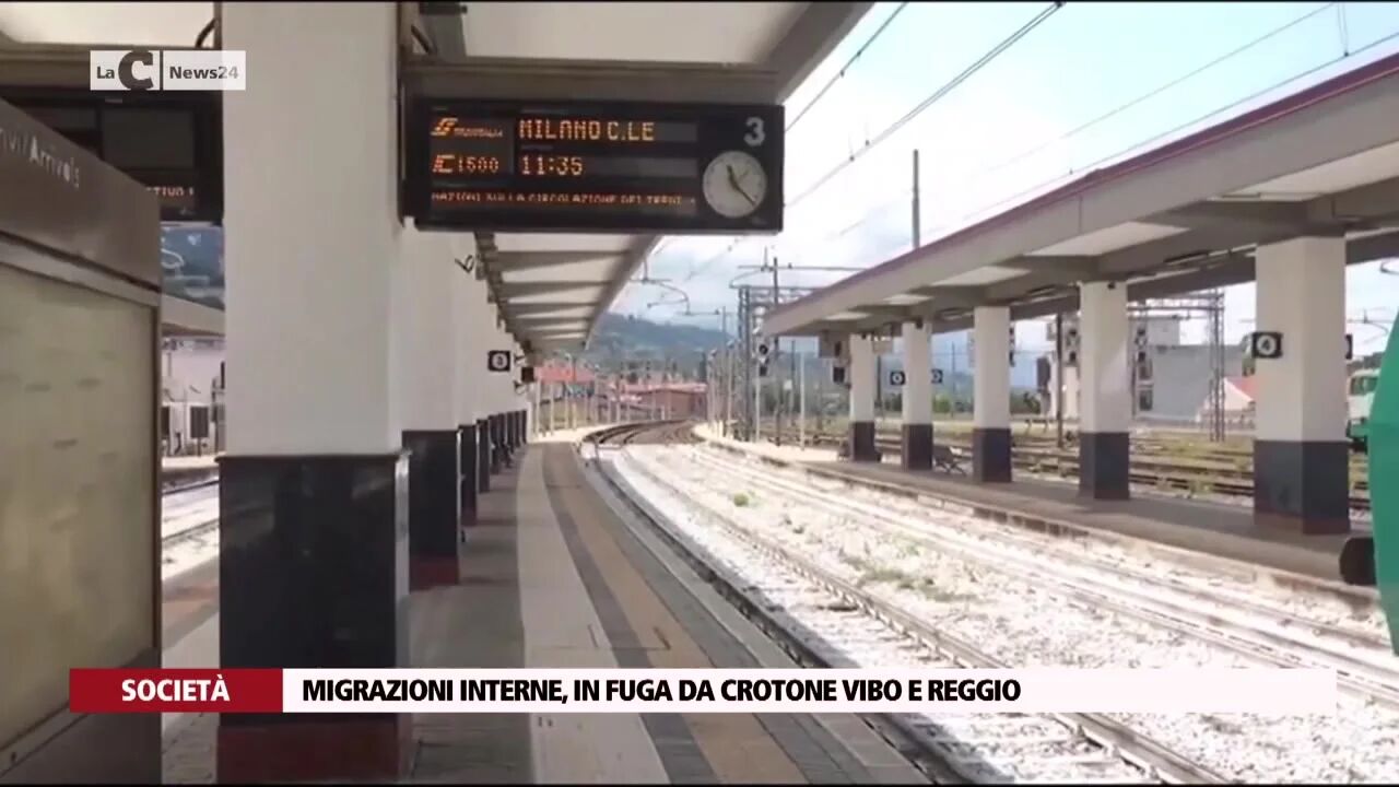 Migrazioni interne, in fuga da Crotone Vibo e Reggio