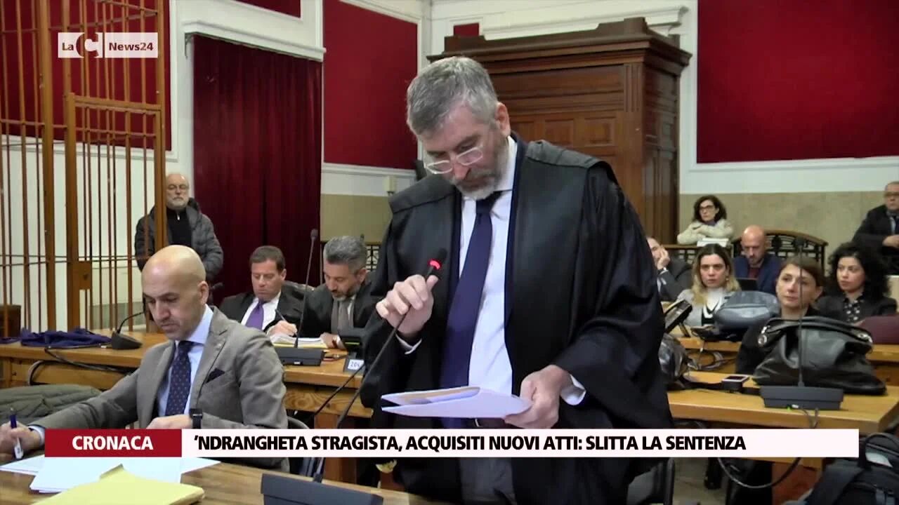 ’Ndrangheta stragista, acquisiti nuovi atti slitta la sentenza