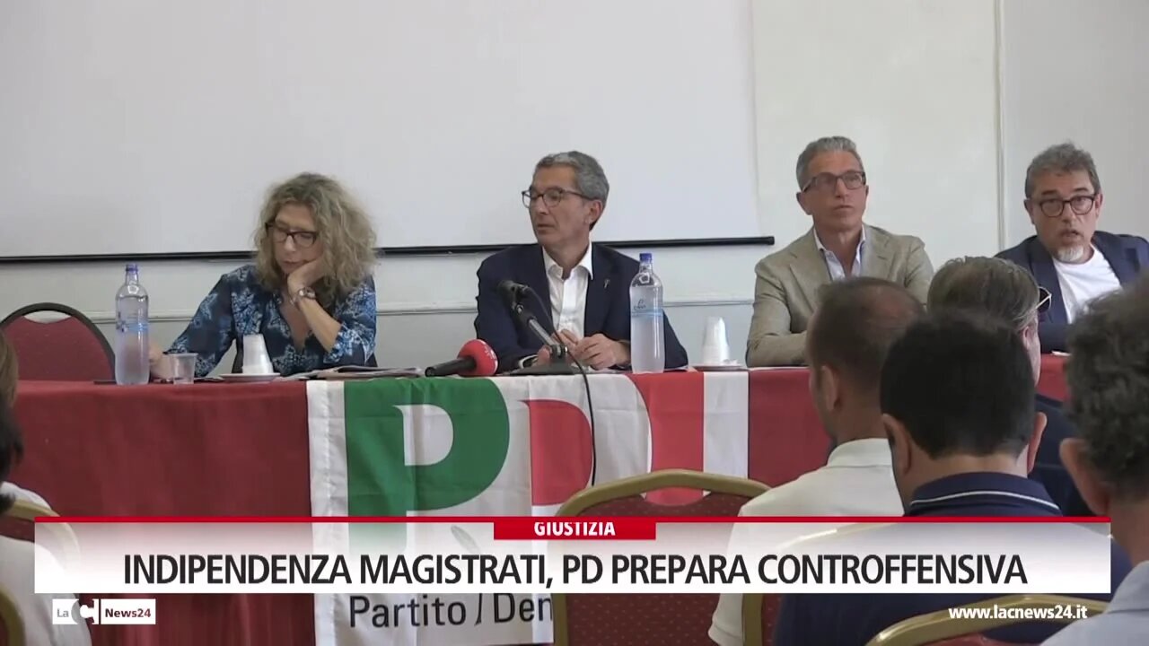 Indipendenza magistrati, PD prepara controffensiva