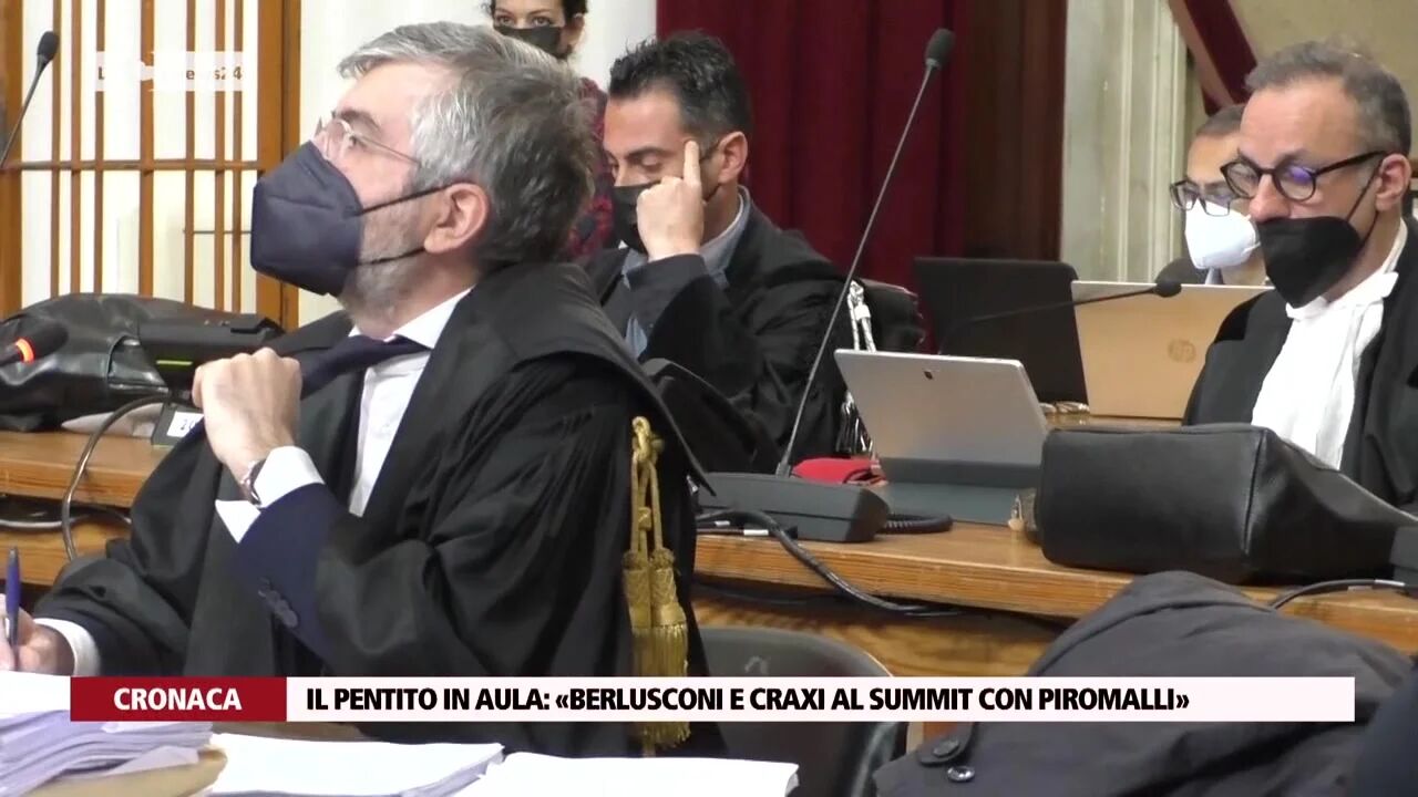 Il pentito in aula: «Berlusconi e Craxi al summit con Piromalli»