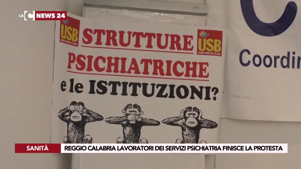 Reggio Calabria lavoratori dei servizi psichiatria finisce la protesta