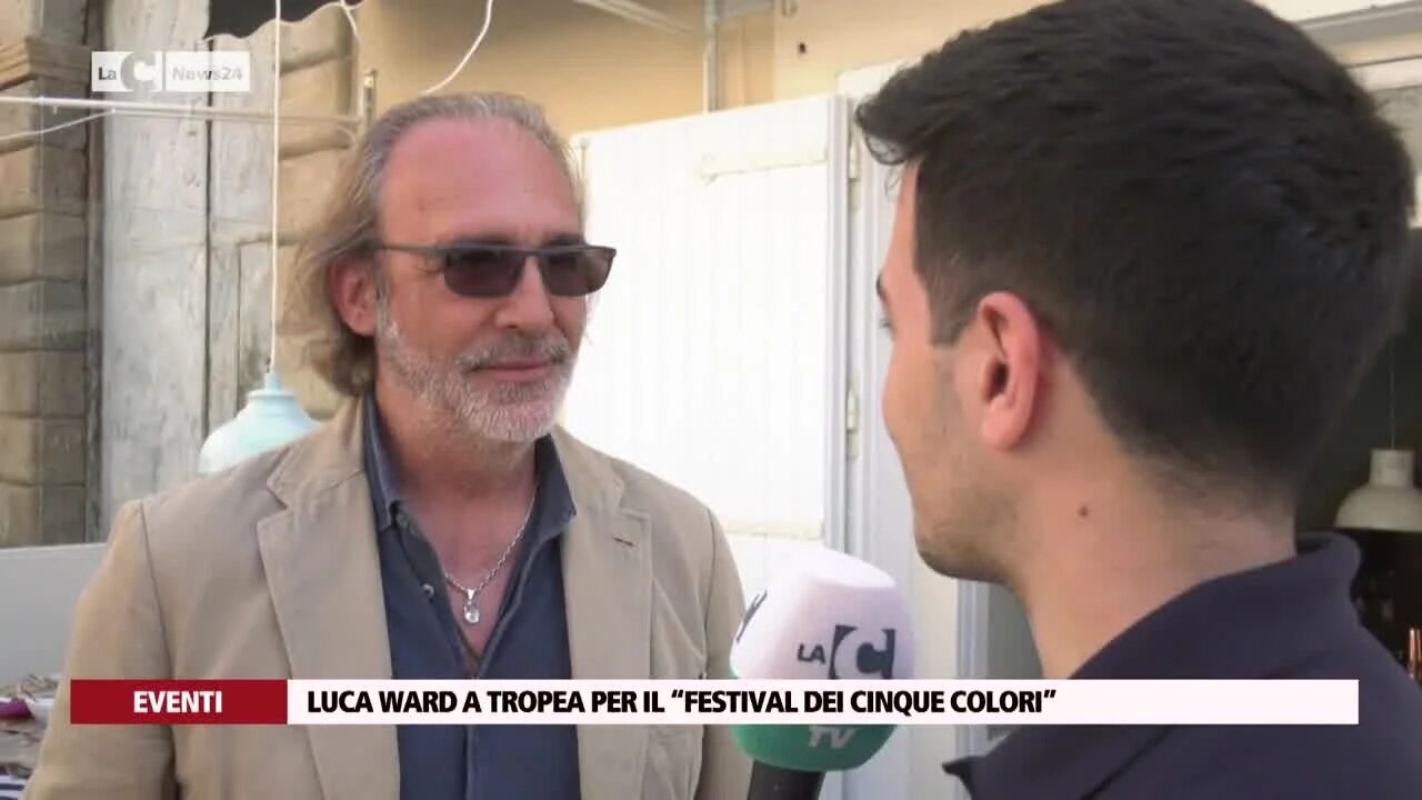 Luca Ward a Tropea per il “Festival dei cinque colori”