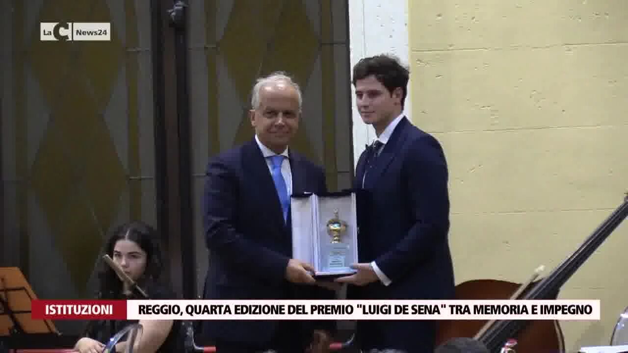 Reggio, quarta edizione del premio "Luigi De Sena" tra memoria e impegno
