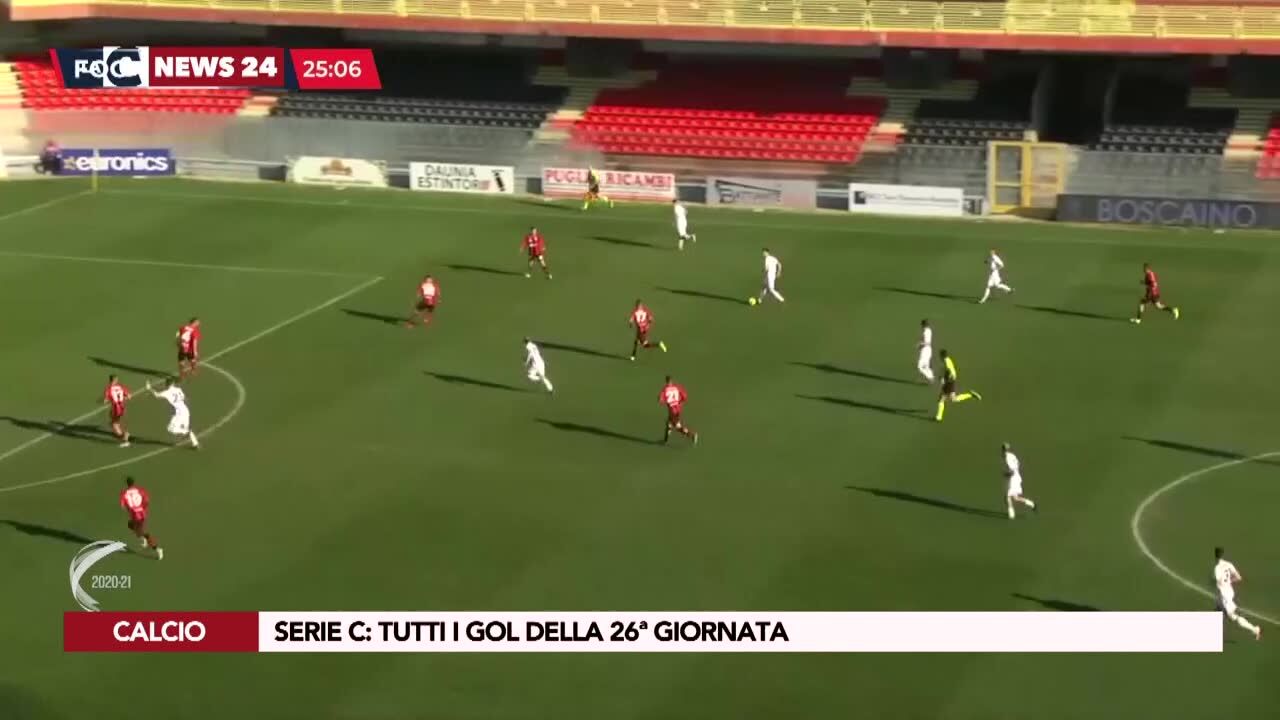 Serie C: tutti i gol della 26ª giornata