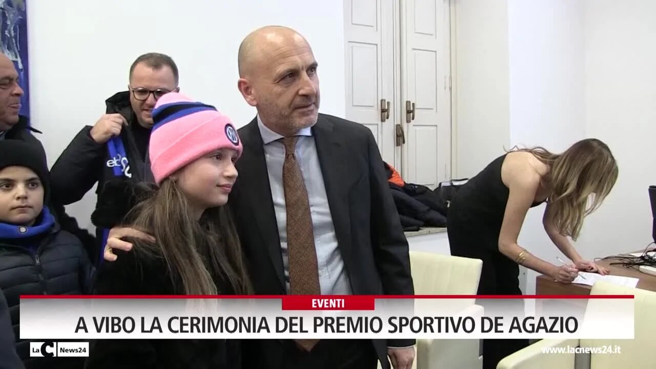 A Vibo la cerimonia del premio sportivo De Agazio