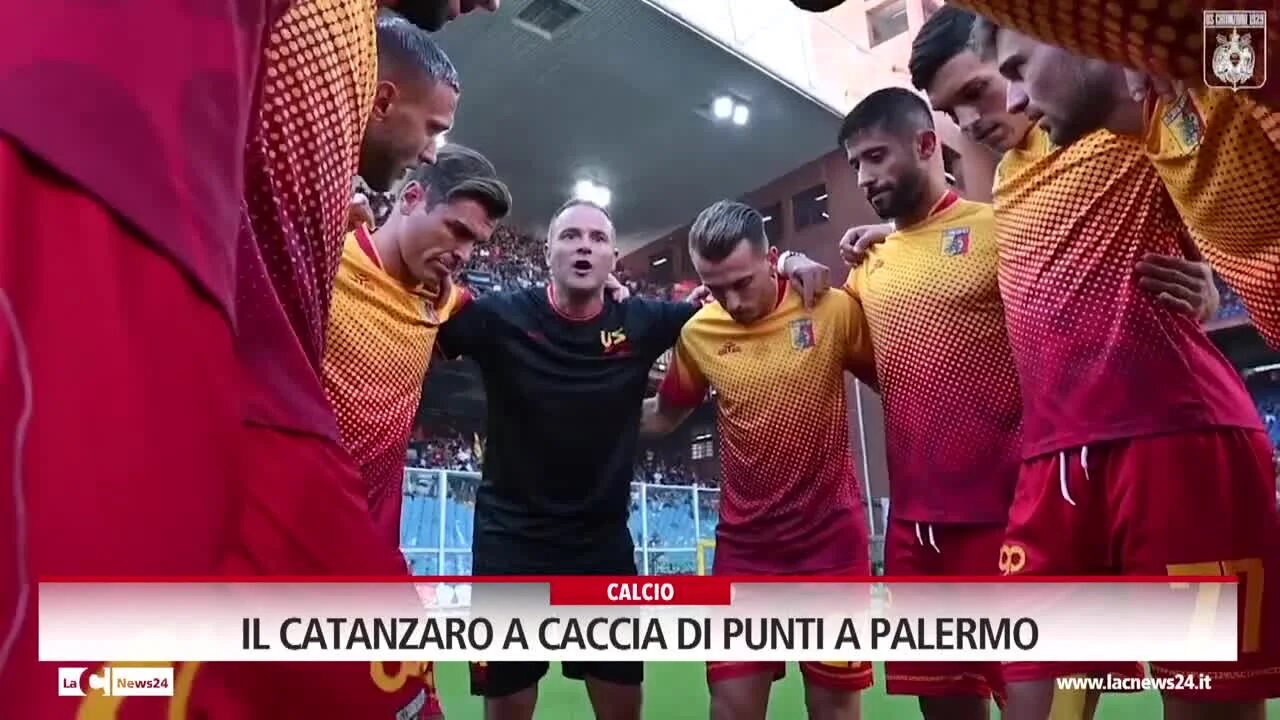 Il Catanzaro a caccia di punti a Palermo