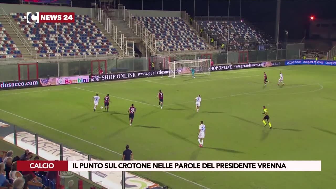 Il punto sul Crotone nelle parole del presidente Vrenna