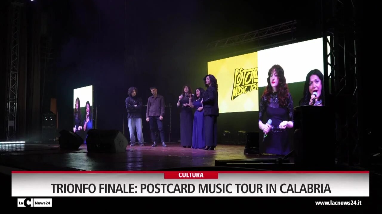 Corigliano Rossano, successo al Teatro Metropol per il gran finale del “PostCard Music Tour”