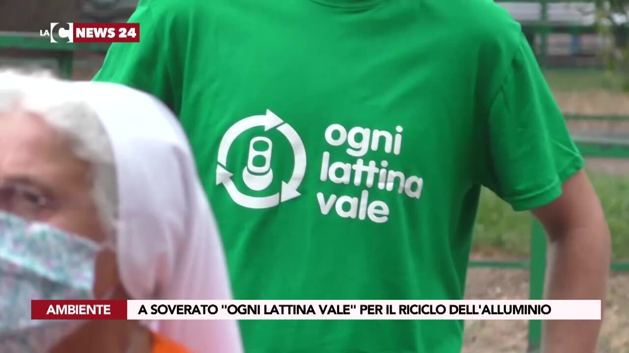 A Soverato \"ogni lattina vale\" per il riciclo dell'alluminio